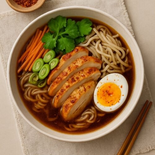 Chicken Ramen in a bowl