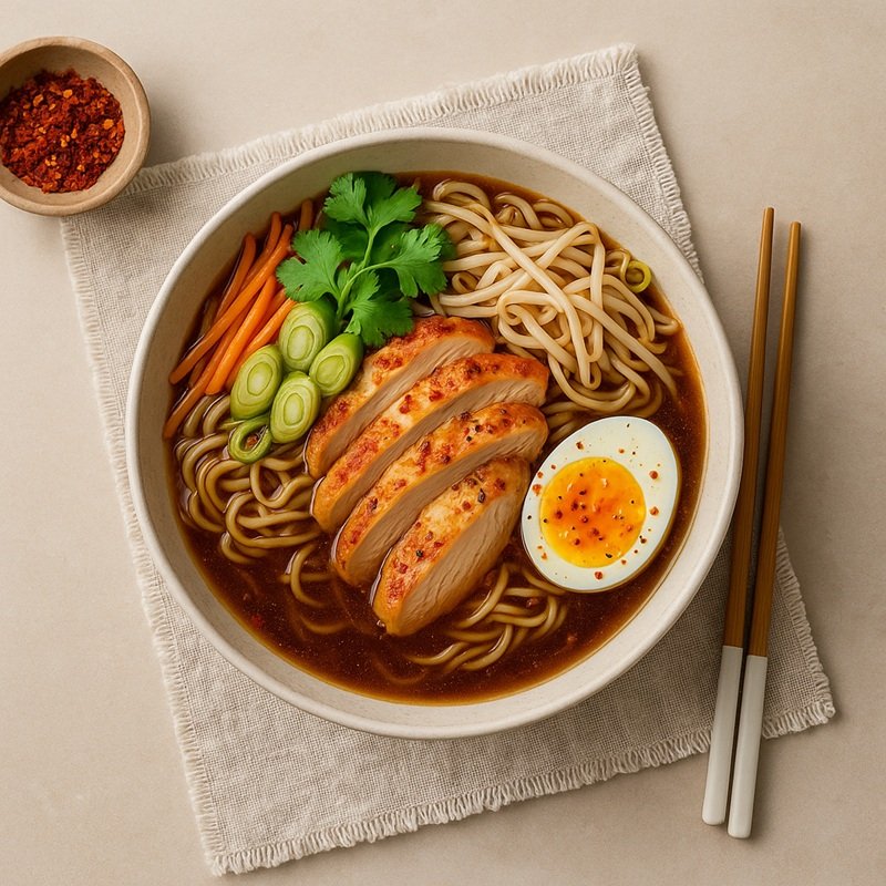 Chicken Ramen in a bowl