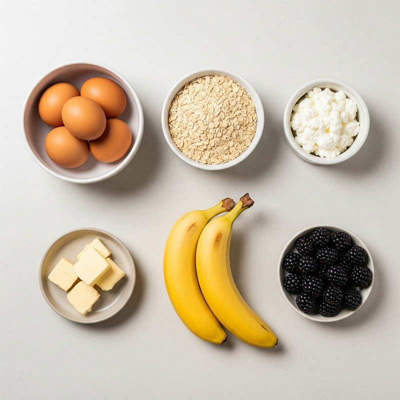 Healthy pancakes ingredients
