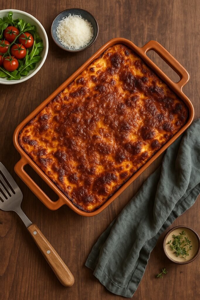 Homemade Lasagna casserole