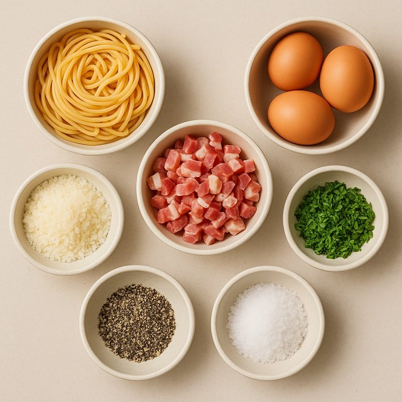 pasta carbonara ingredients