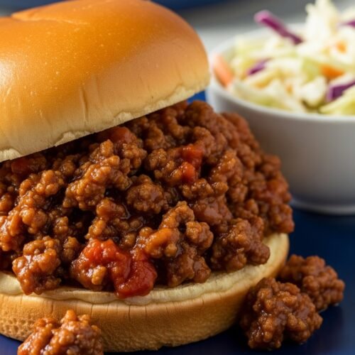 Sloppy Joes on a plate