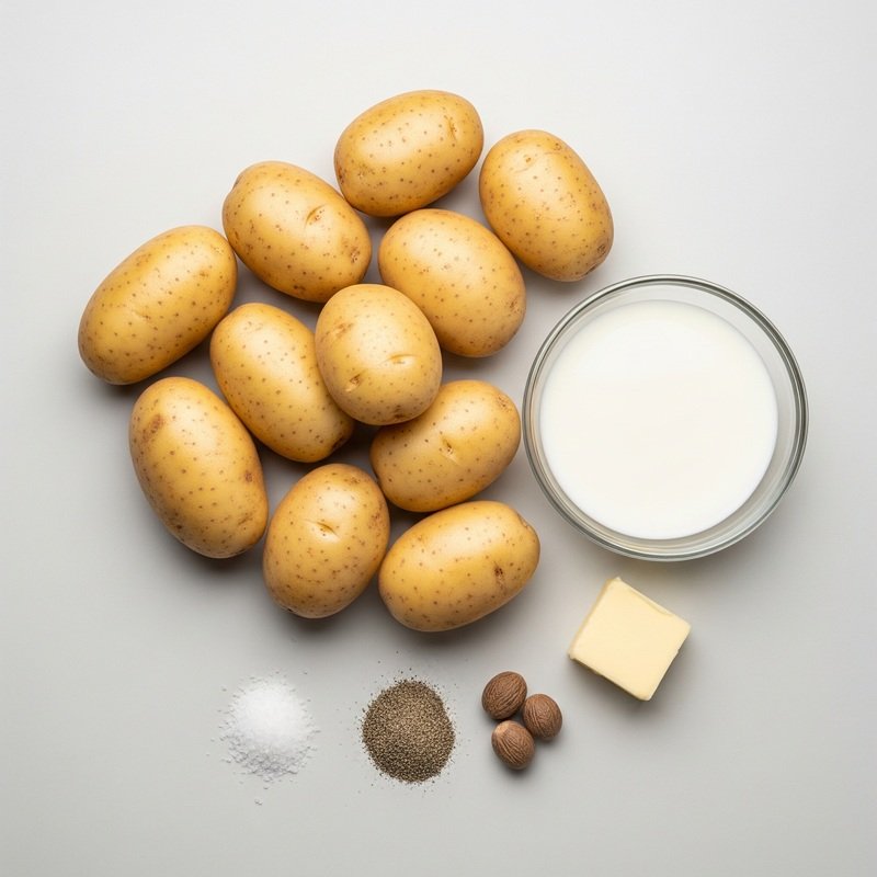 Mashed potatoes ingredients