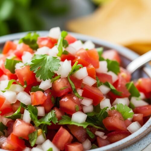 Pico de Gallo in a bowl