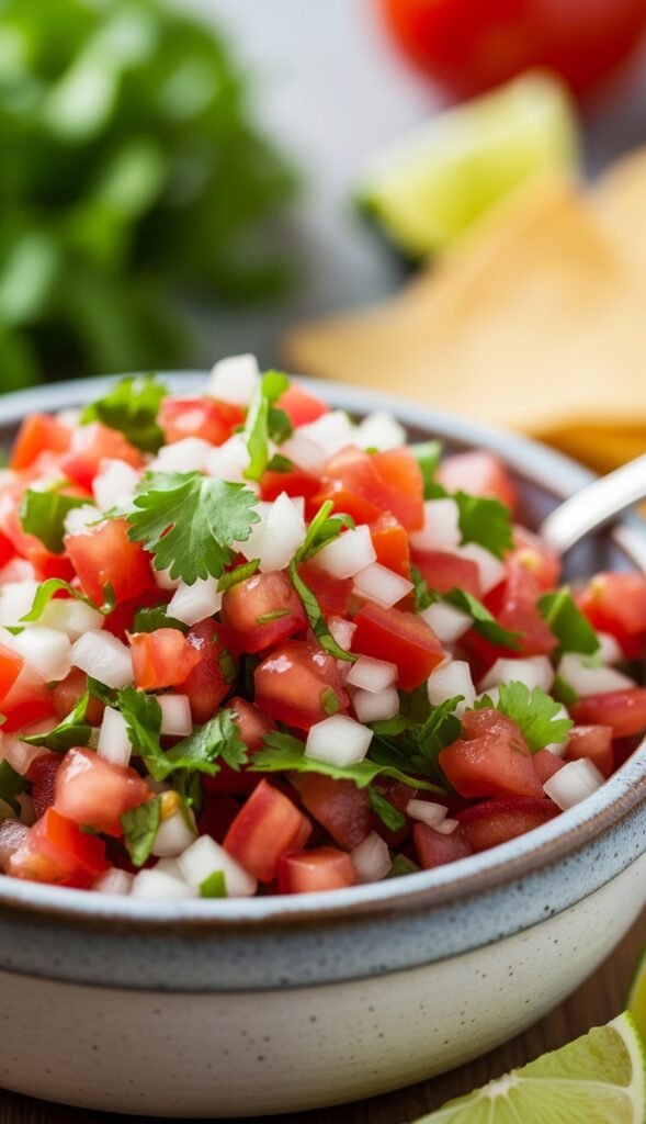 Pico de Gallo in a bowl