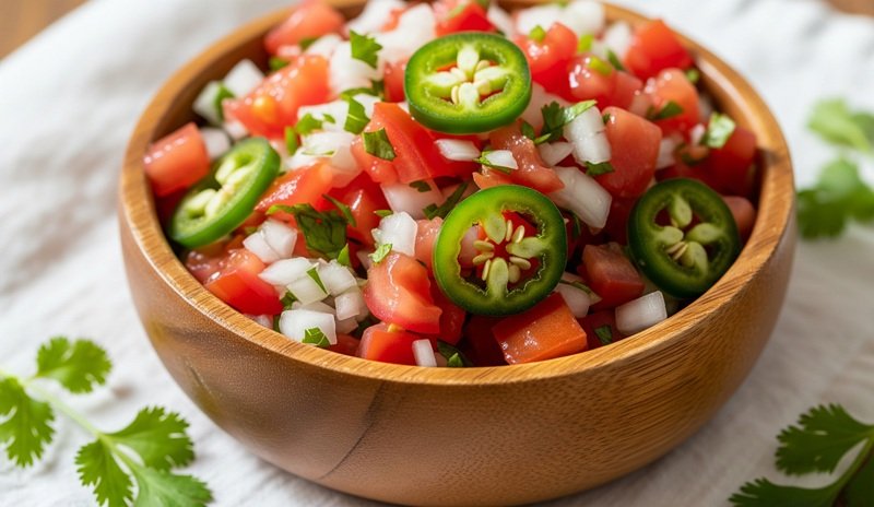 Pico de Gallo in a bowl
