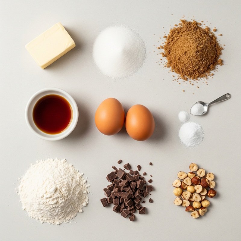 Chocolate chip cookies ingredients